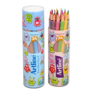 مداد رنگی 24 رنگ استوانه آرت لاین